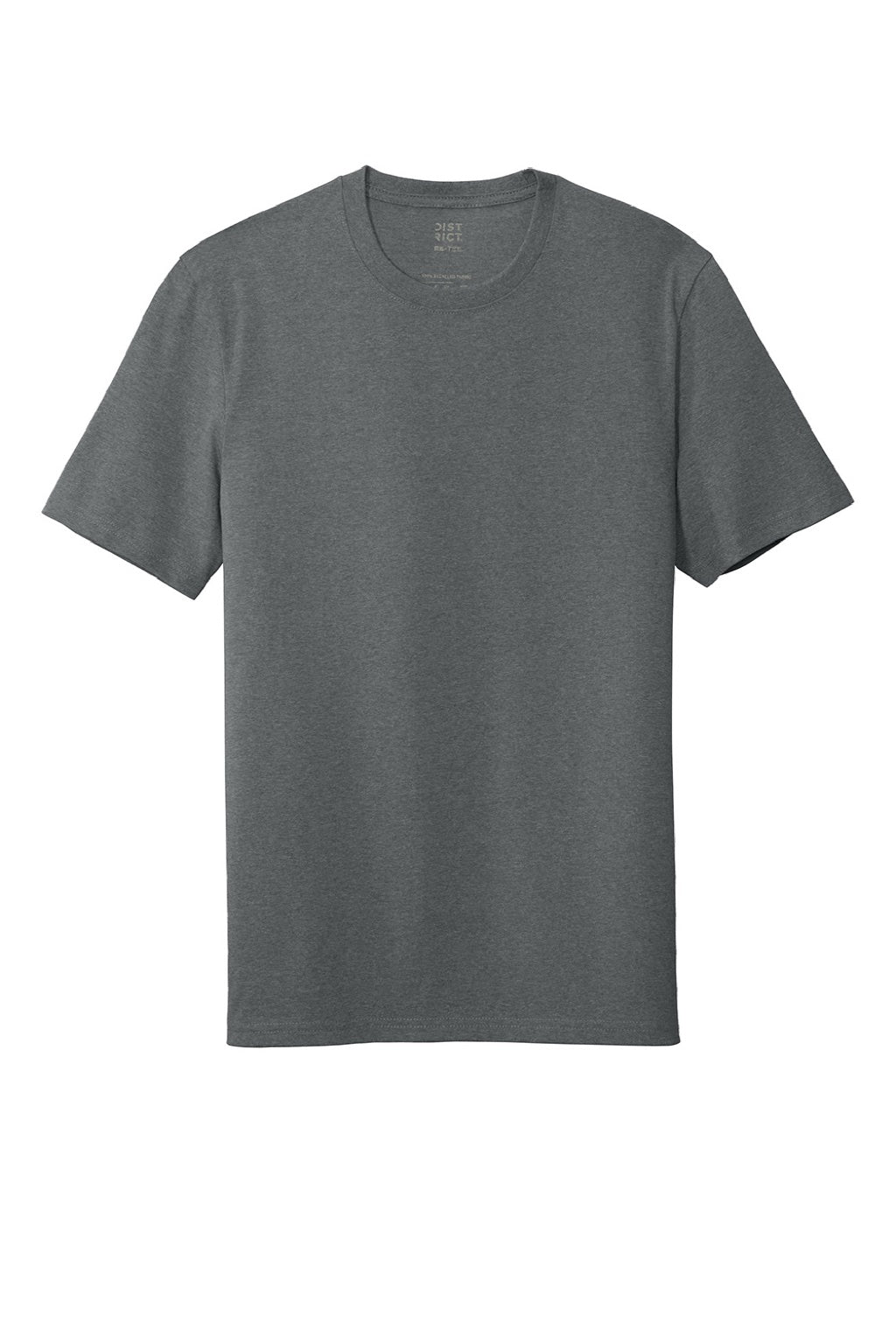 Mens Re-Tee Short Sleeve Crewneck T-Shirt - Heather Deep Grey - NEW