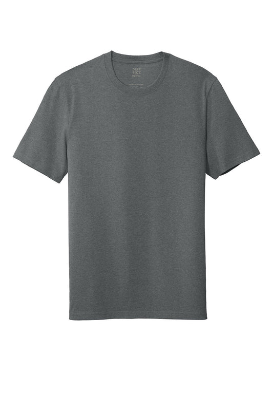 Mens Re-Tee Short Sleeve Crewneck T-Shirt - Heather Deep Grey - NEW