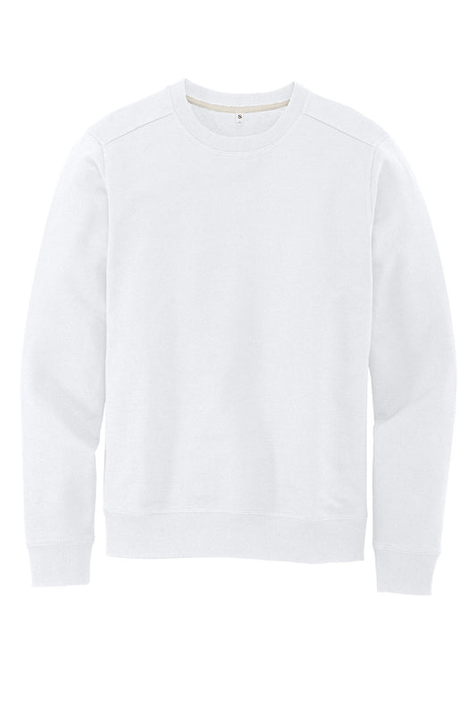 Mens Re-Fleece Crewneck Sweatshirt - White - NEW