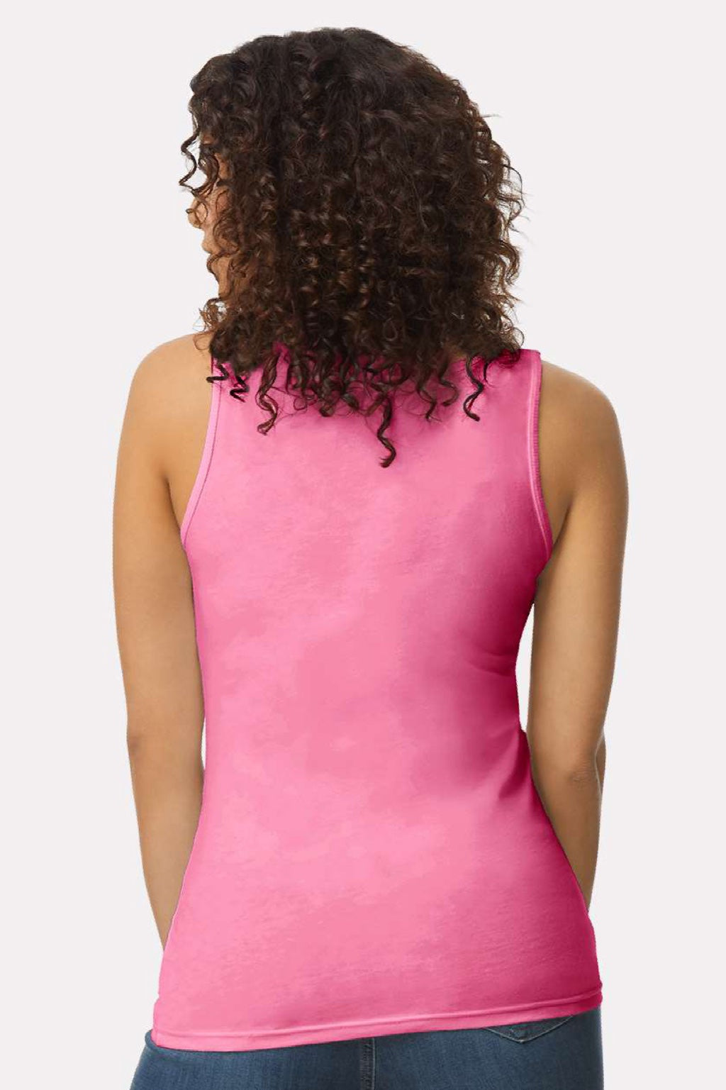 Womens Softstyle Tank Top - Azalea Pink - NEW