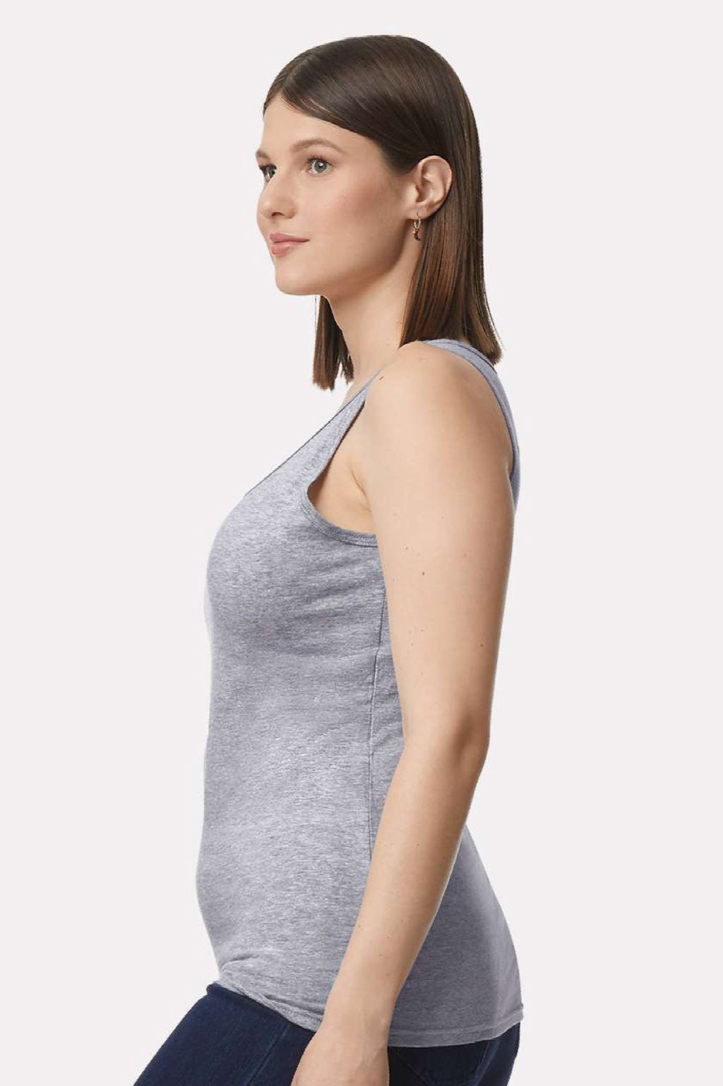 Womens Softstyle Tank Top - Sport Grey - NEW