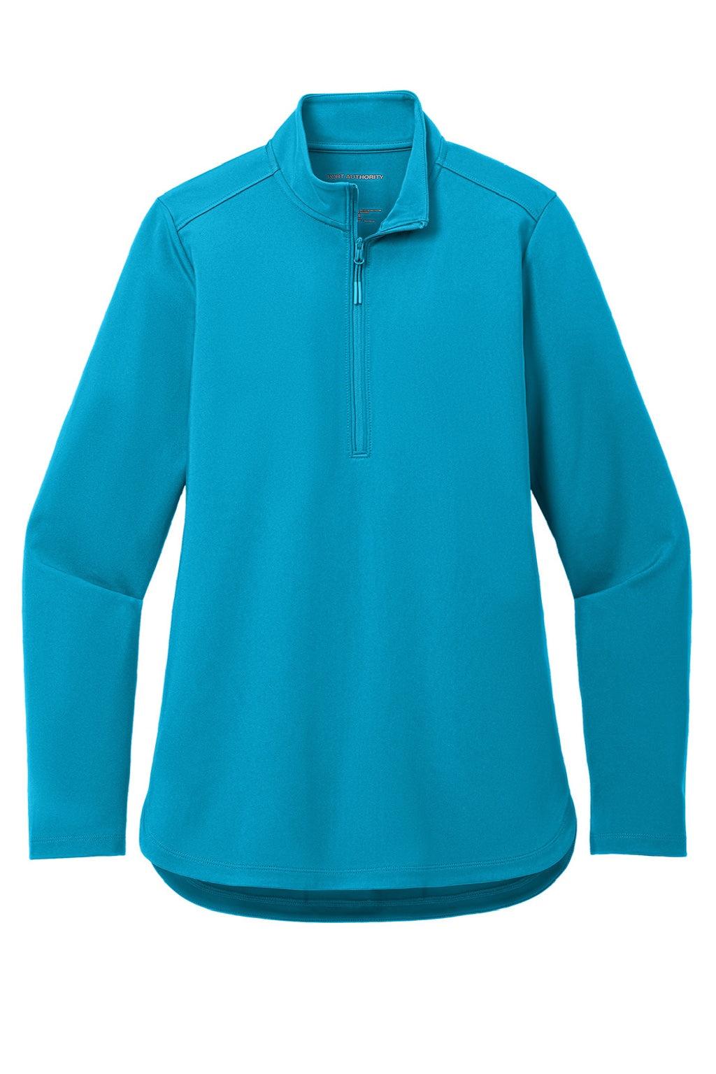 Womens C-FREE Double Knit Moisture Wicking 1/4 Zip Sweatshirt - Parcel Blue - NEW