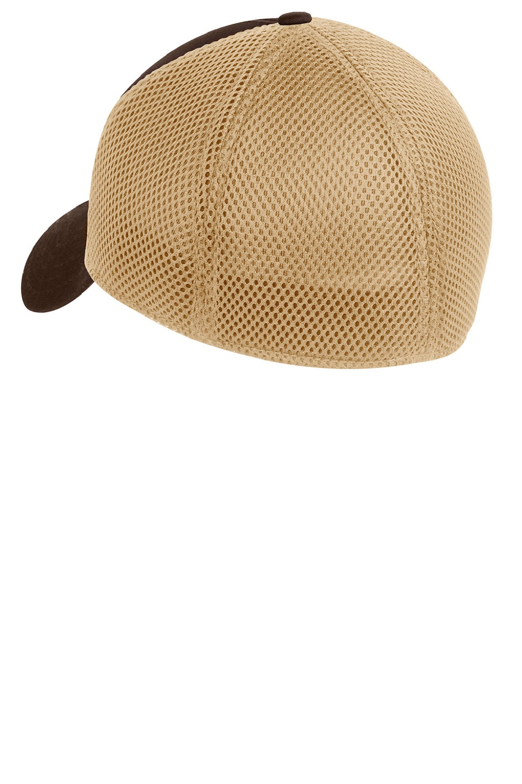 New Era Hats Mens Stretch Fit Hat - Chocolate Brown/Khaki - NEW