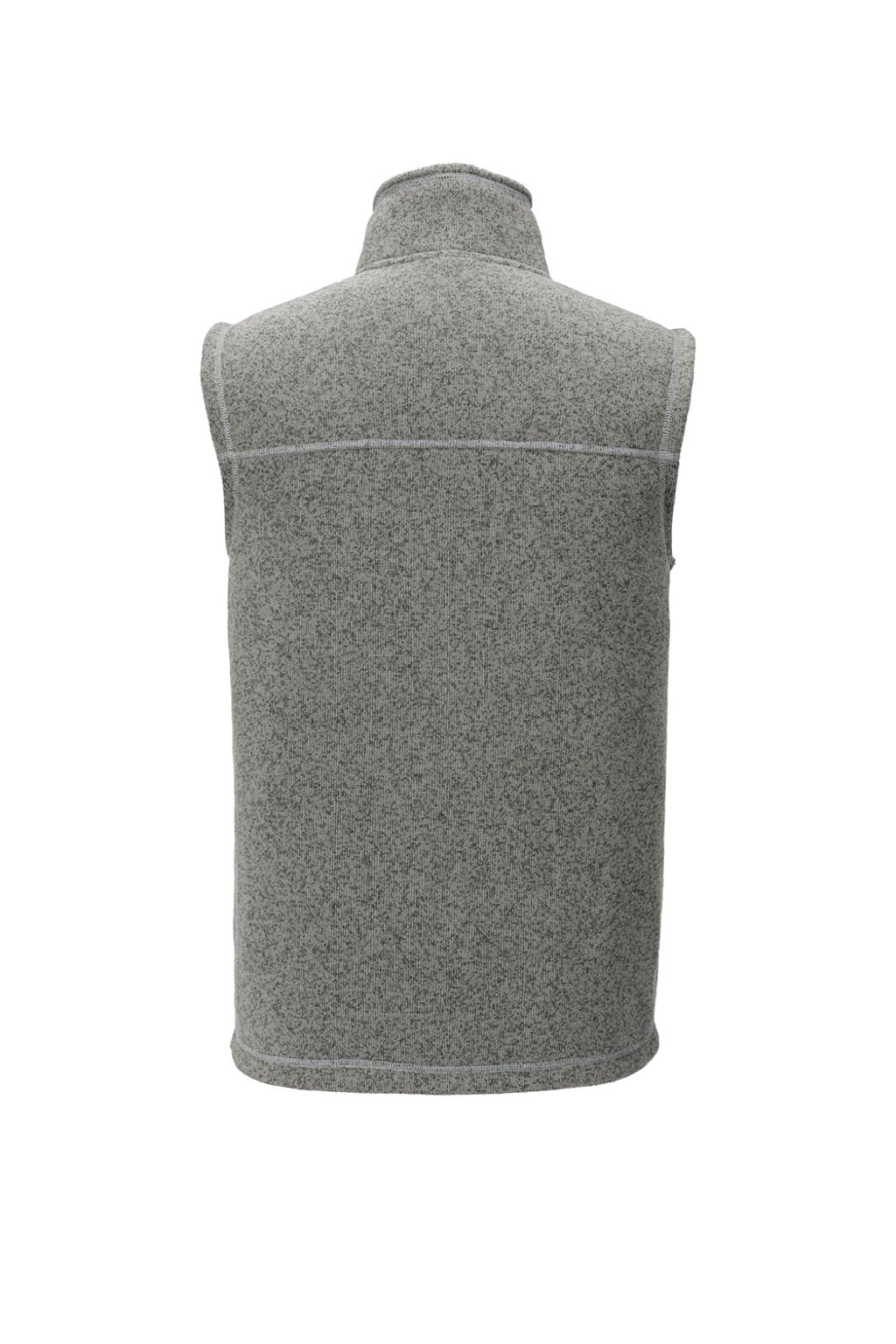 Mens Sweater Fleece Full Zip Vest - Heather Medium Grey - COMING SOON