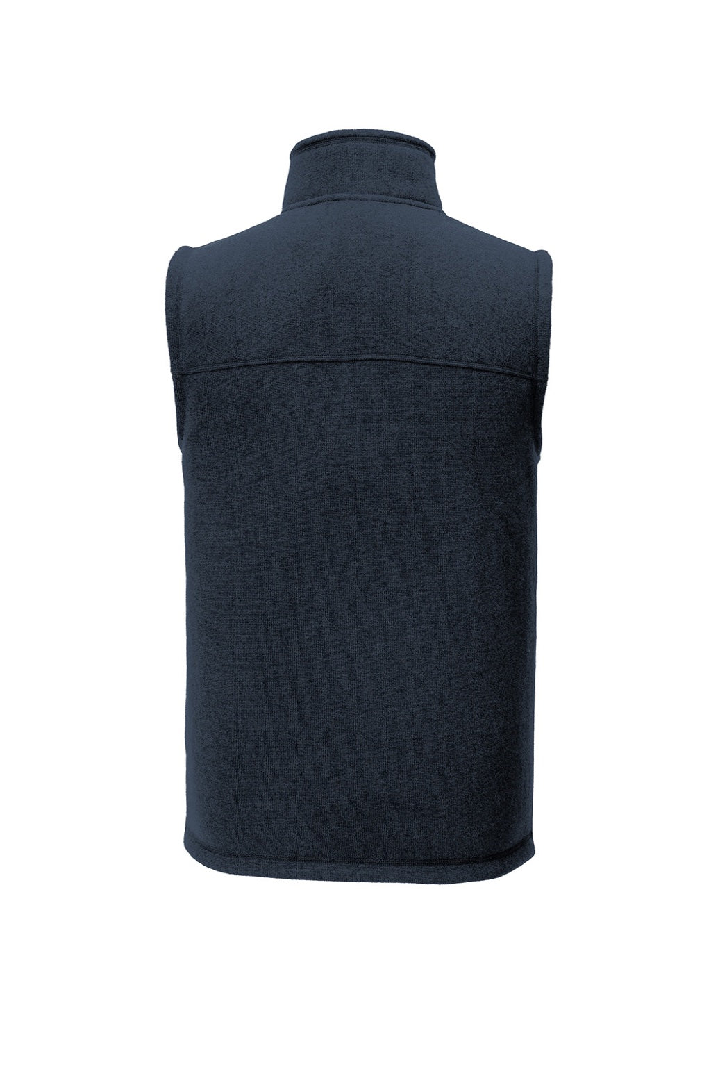 Mens Sweater Fleece Full Zip Vest - Heather Urban Navy Blue - COMING SOON