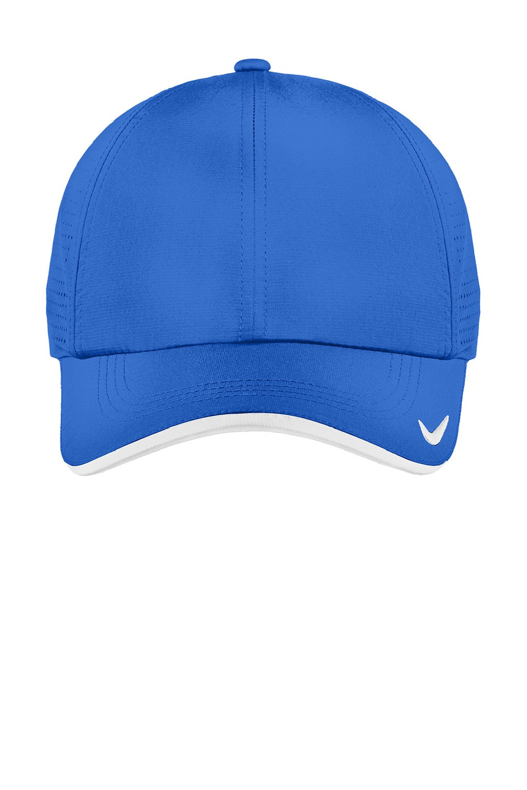 Hats Mens Dri-Fit Moisture Wicking Adjustable Hat - Game Royal Blue/White - NEW