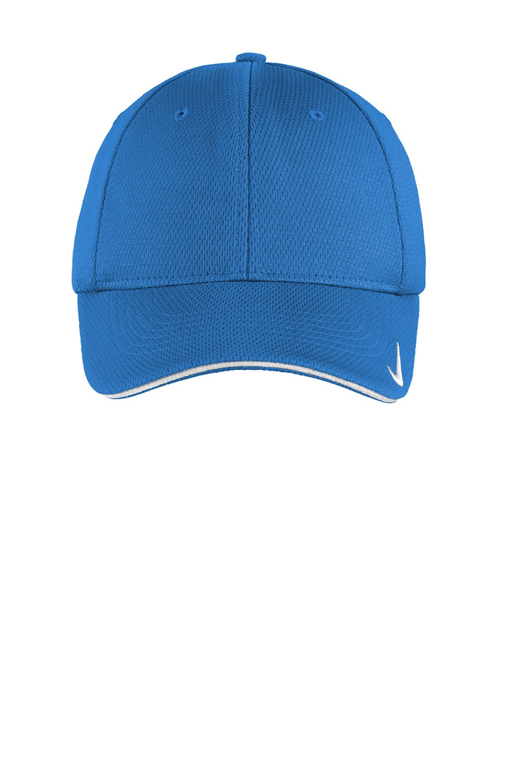 Hats Mens Dri-Fit Moisture Wicking Stretch Fit Hat - Game Royal Blue/White - NEW