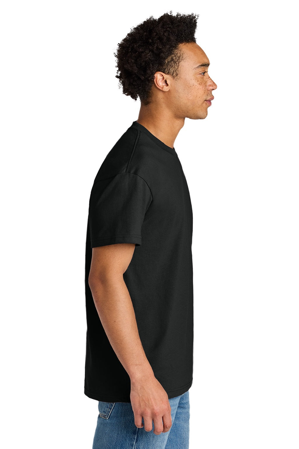 Mens Short Sleeve Crewneck T-Shirt - Black - COMING SOON