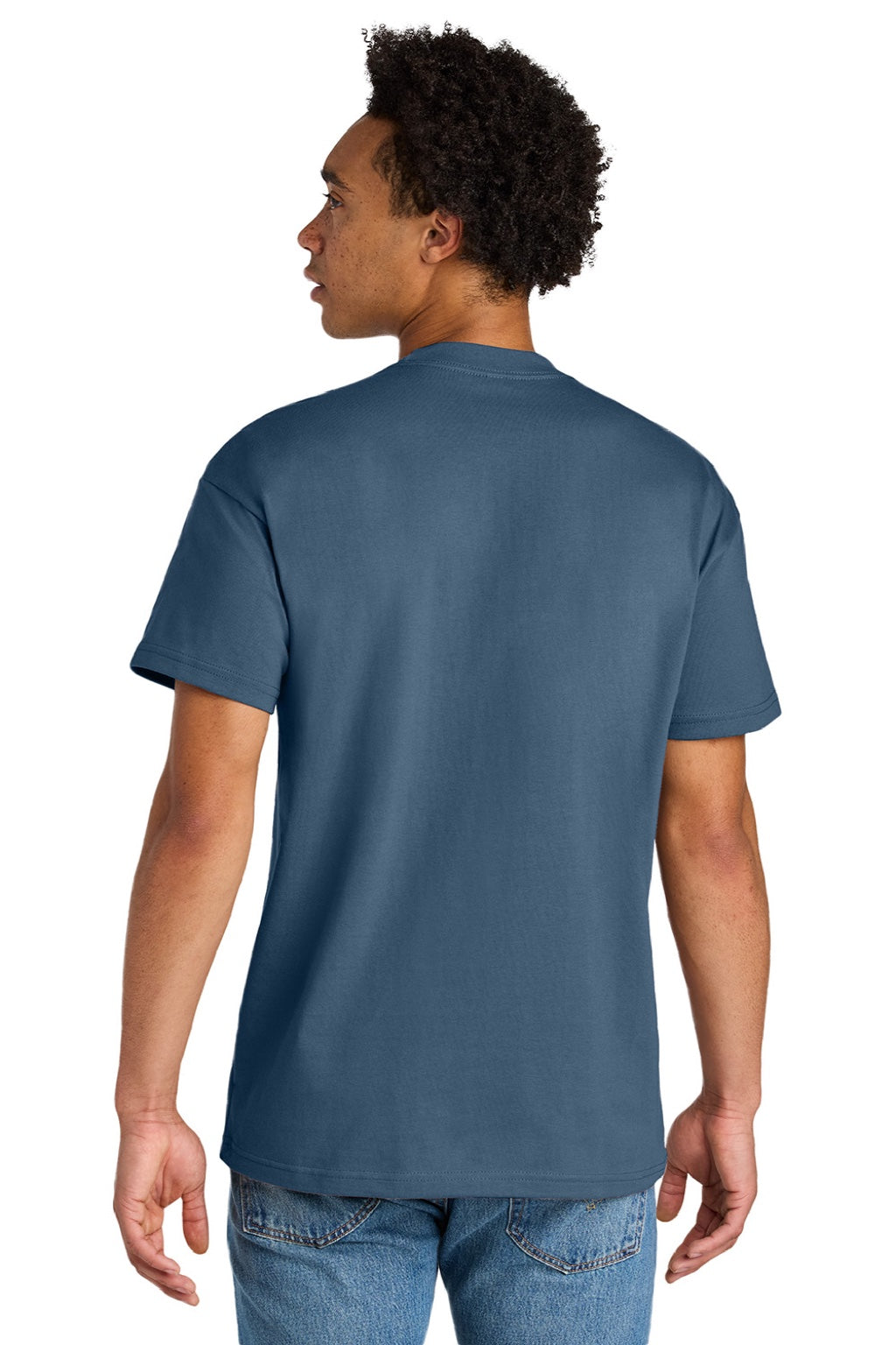 Mens Short Sleeve Crewneck T-Shirt - Blue Jean - COMING SOON