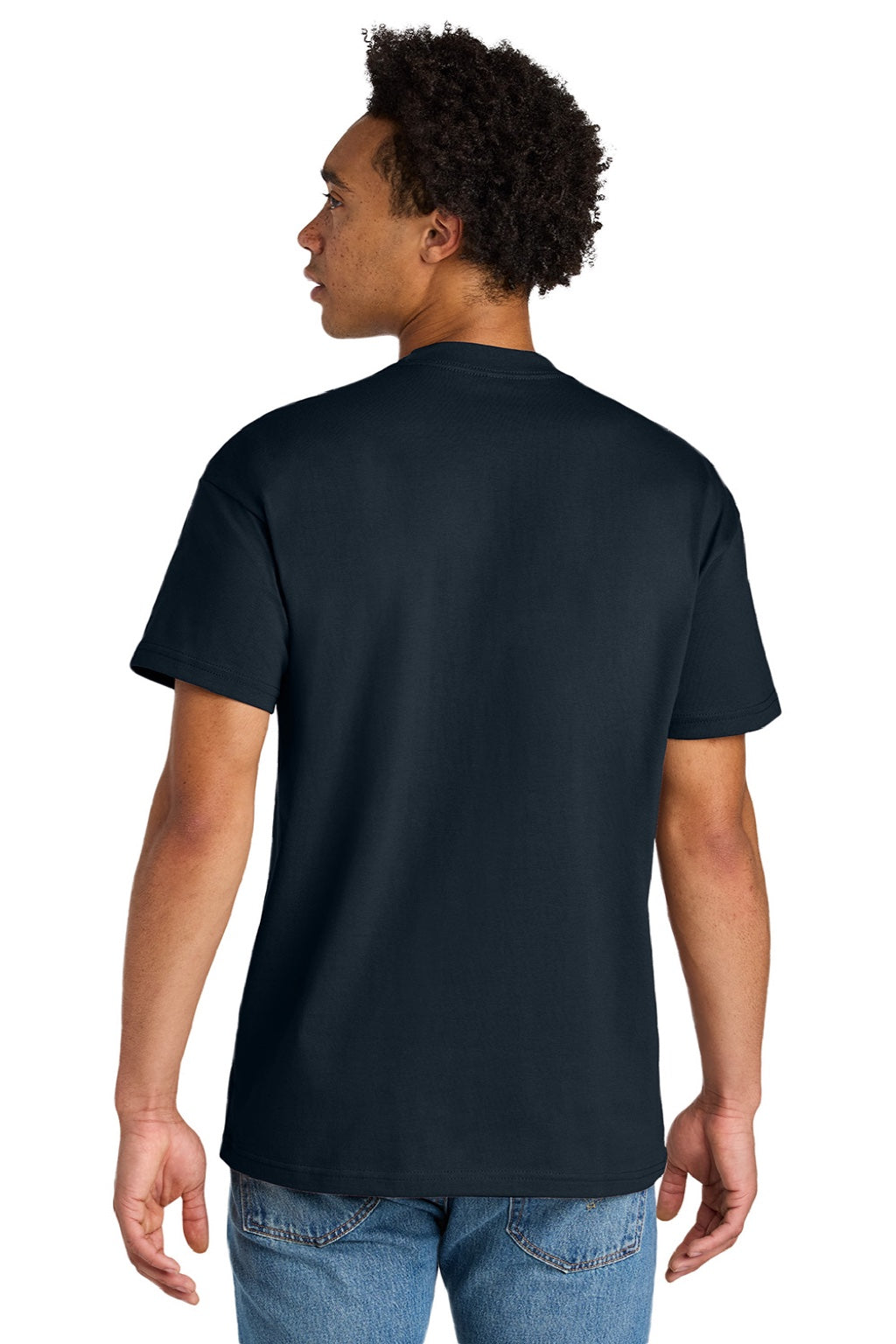 Mens Short Sleeve Crewneck T-Shirt - Midnight Navy Blue - COMING SOON