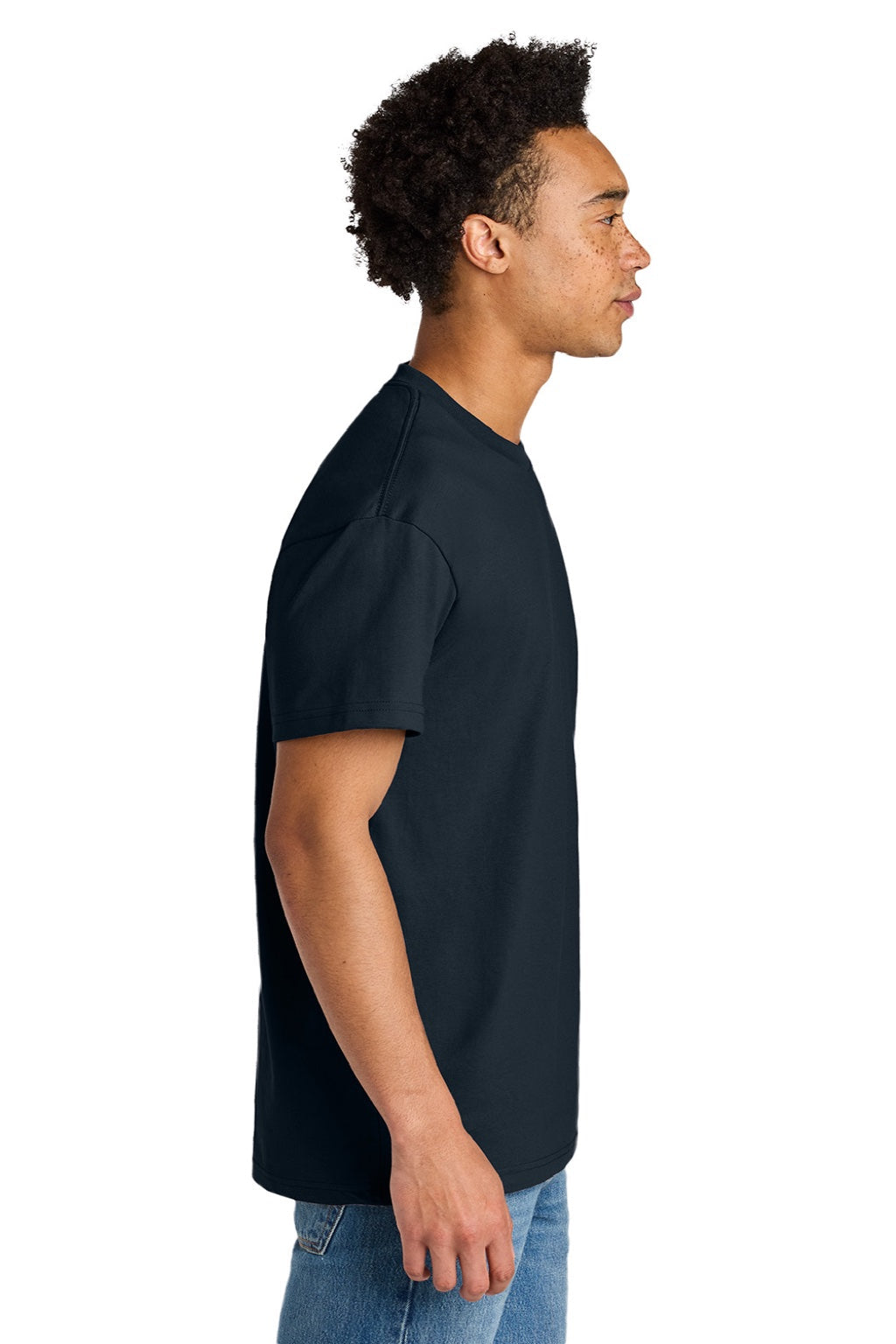 Mens Short Sleeve Crewneck T-Shirt - Midnight Navy Blue - COMING SOON