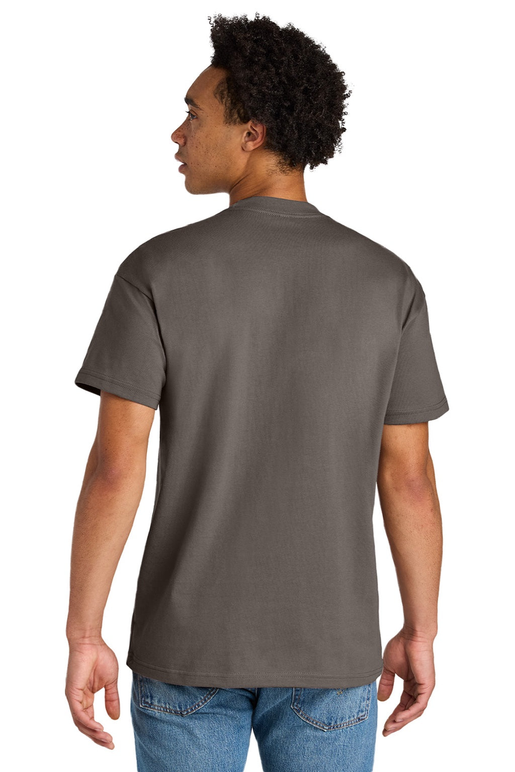Mens Short Sleeve Crewneck T-Shirt - Shiitake Grey - COMING SOON
