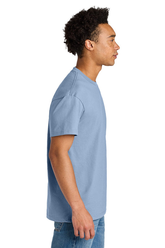 Mens Short Sleeve Crewneck T-Shirt - Stonewashed Denim Blue - COMING SOON