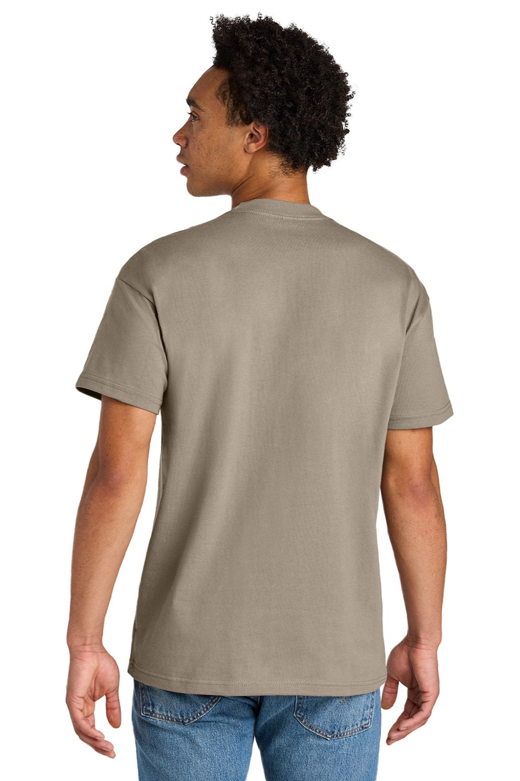 Mens Short Sleeve Crewneck T-Shirt - Tan - COMING SOON