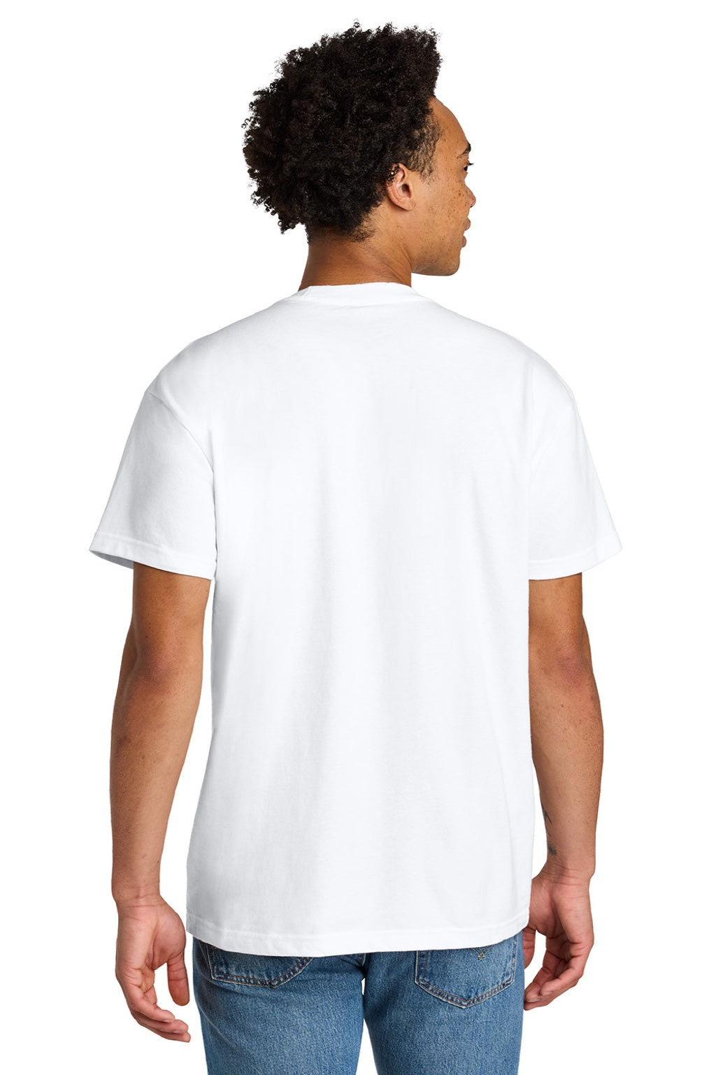 Mens Short Sleeve Crewneck T-Shirt - White - COMING SOON