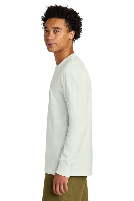 Mens Long Sleeve Crewneck T-Shirt - Bone - COMING SOON