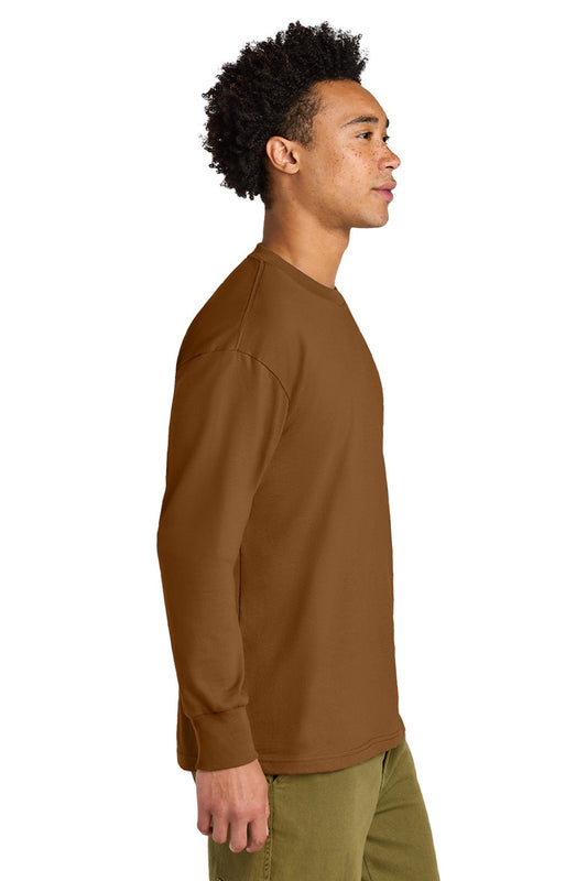 Mens Long Sleeve Crewneck T-Shirt - Clay - COMING SOON