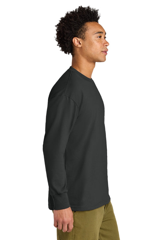 Mens Long Sleeve Crewneck T-Shirt - Graphite Black - COMING SOON