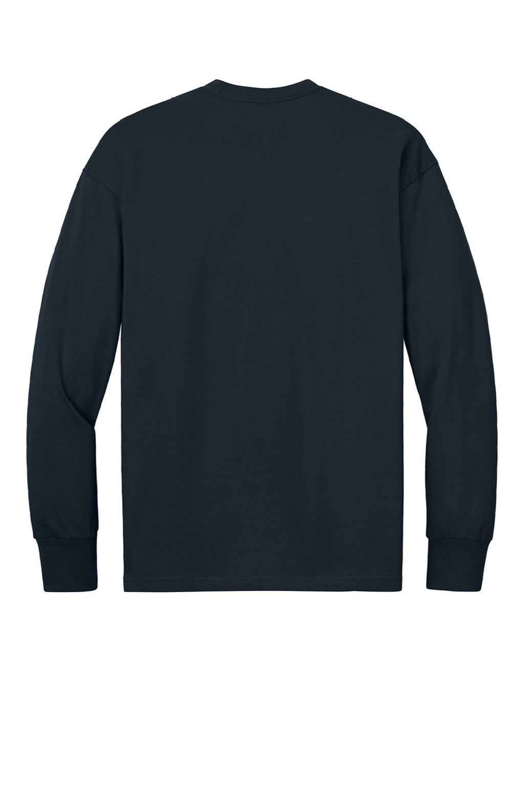 Mens Long Sleeve Crewneck T-Shirt - Midnight Navy Blue - COMING SOON