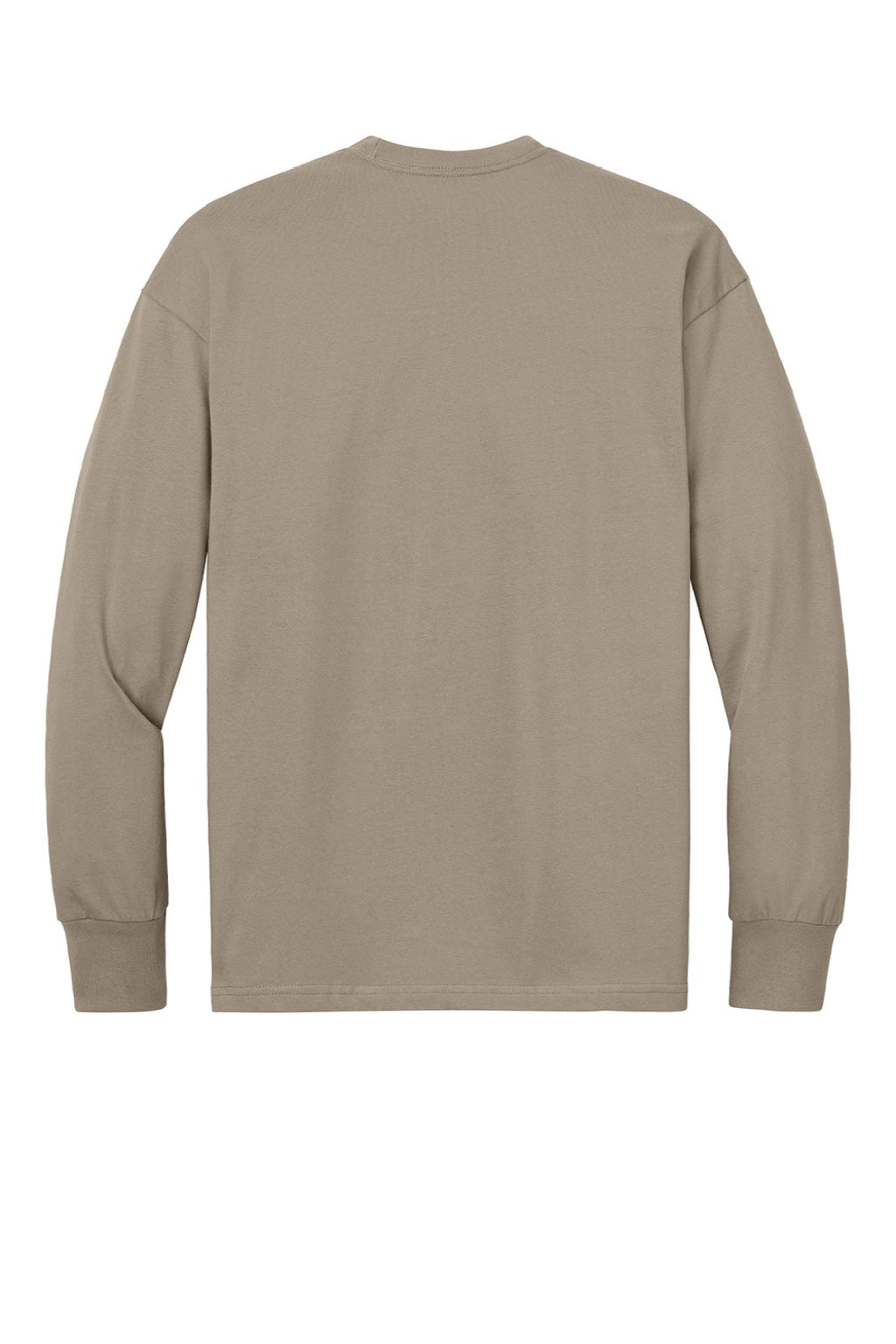 Mens Long Sleeve Crewneck T-Shirt - Tan - COMING SOON