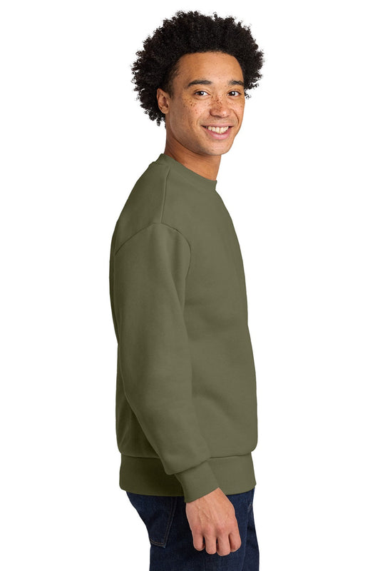 Mens Crewneck Sweatshirt - Light Olive Green - COMING SOON