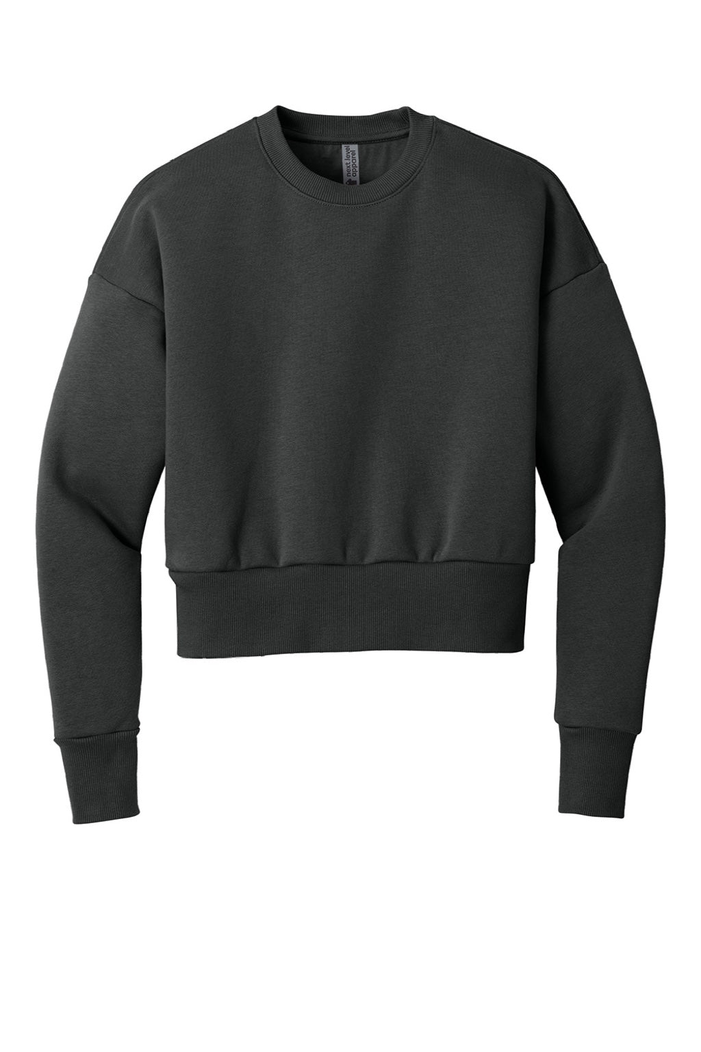 Womens Crewneck Sweatshirt - Graphite Black - COMING SOON