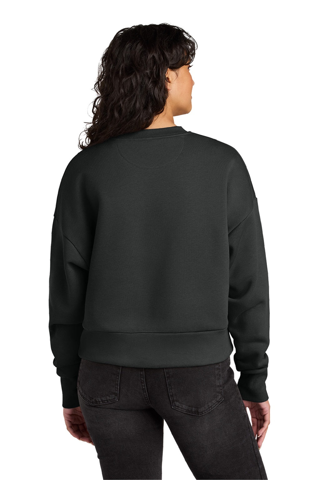 Womens Crewneck Sweatshirt - Graphite Black - COMING SOON