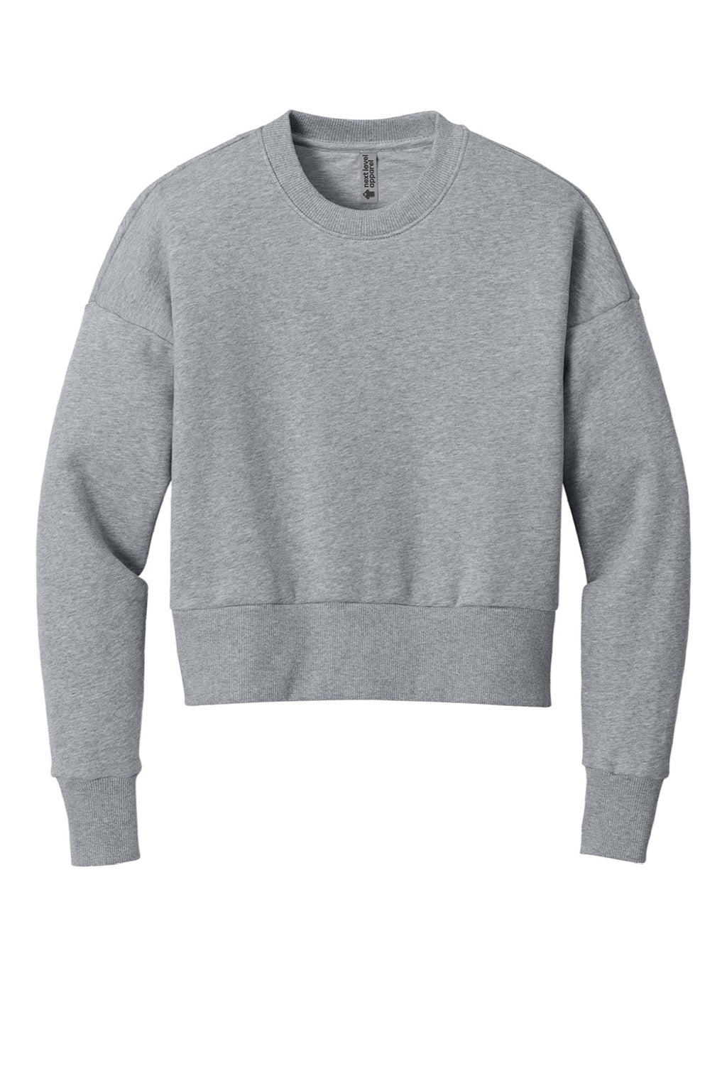 Womens Crewneck Sweatshirt - Heather Grey - COMING SOON