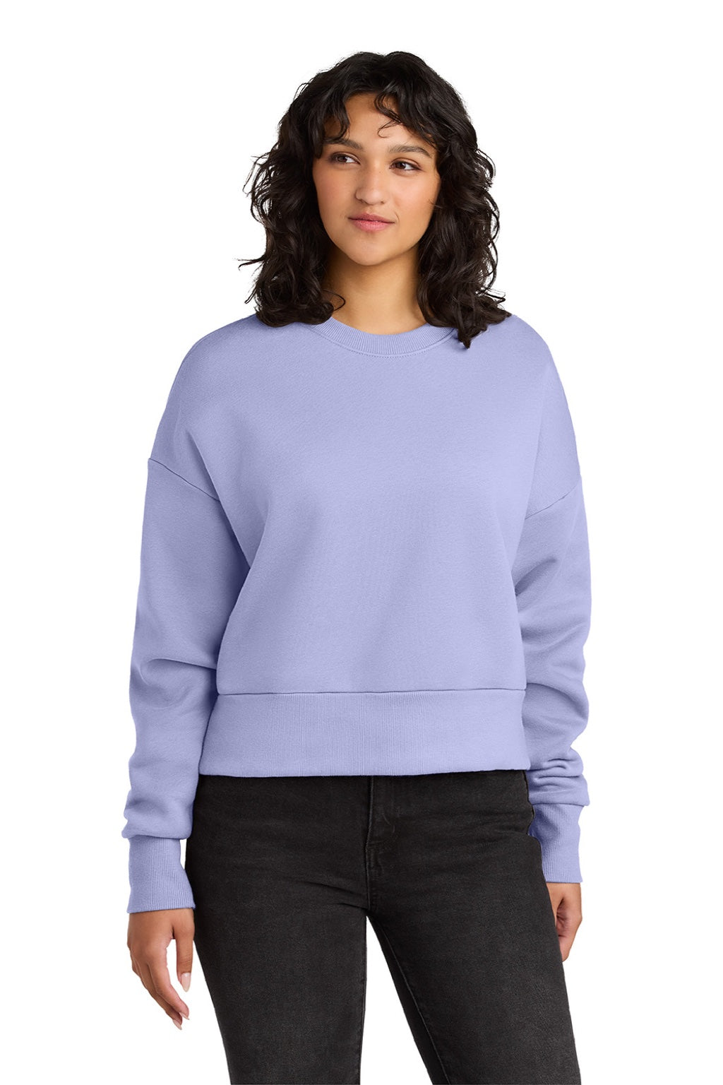 Womens Crewneck Sweatshirt - Lavender Purple - COMING SOON