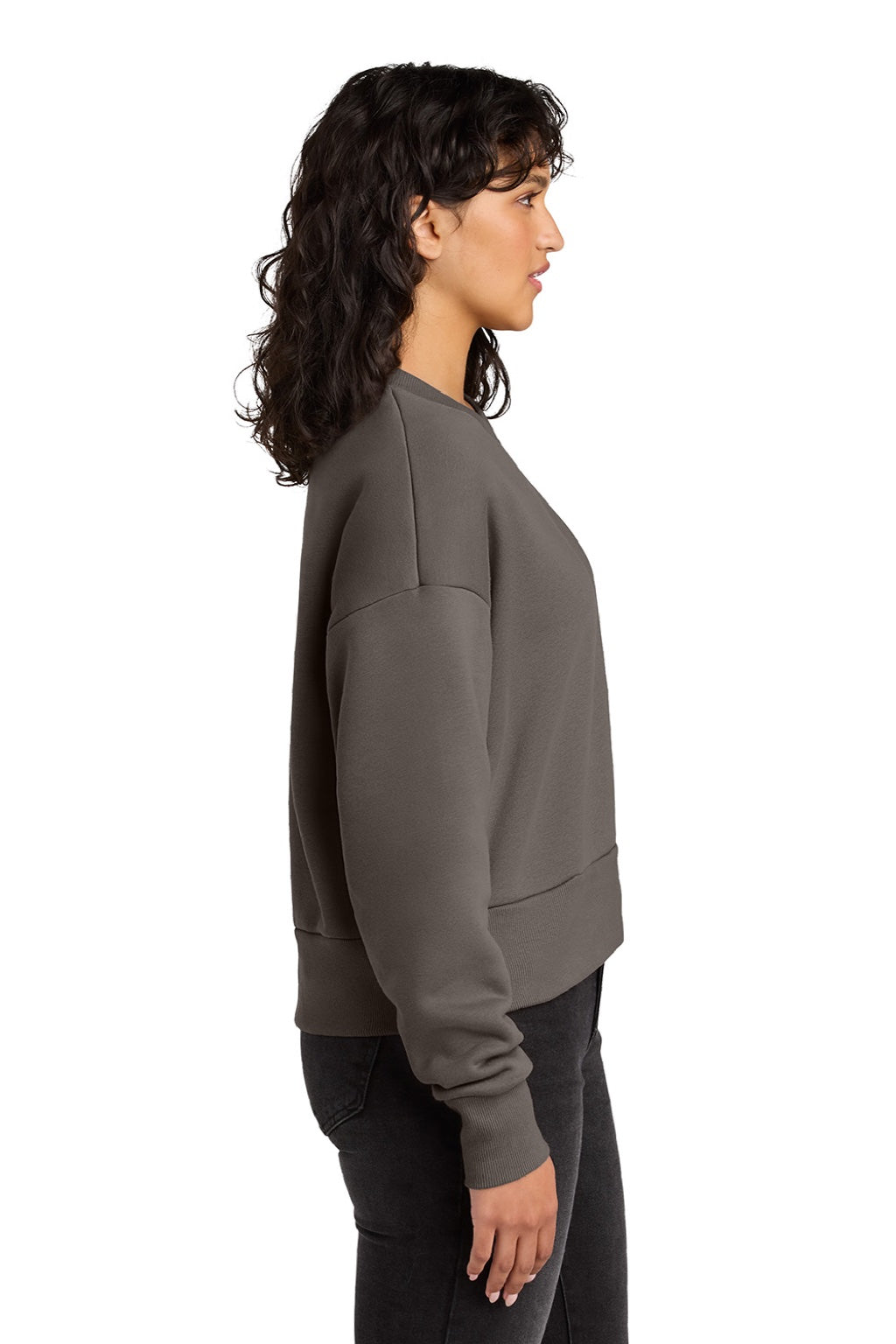 Womens Crewneck Sweatshirt - Shiitake Grey - COMING SOON