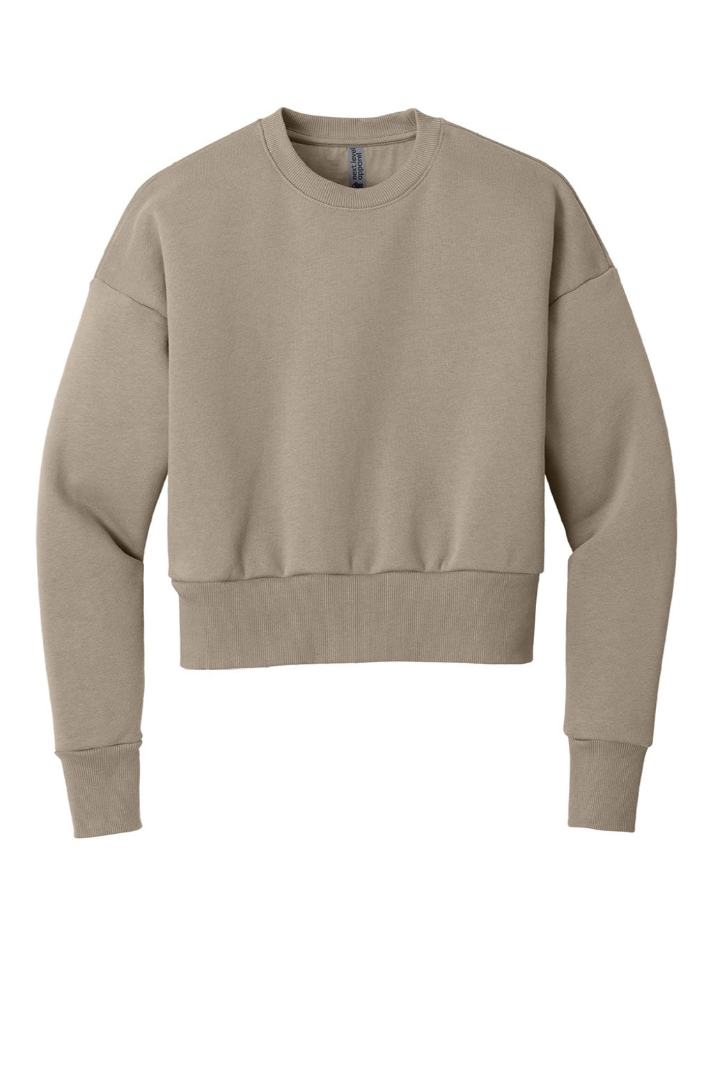 Womens Crewneck Sweatshirt - Tan - COMING SOON