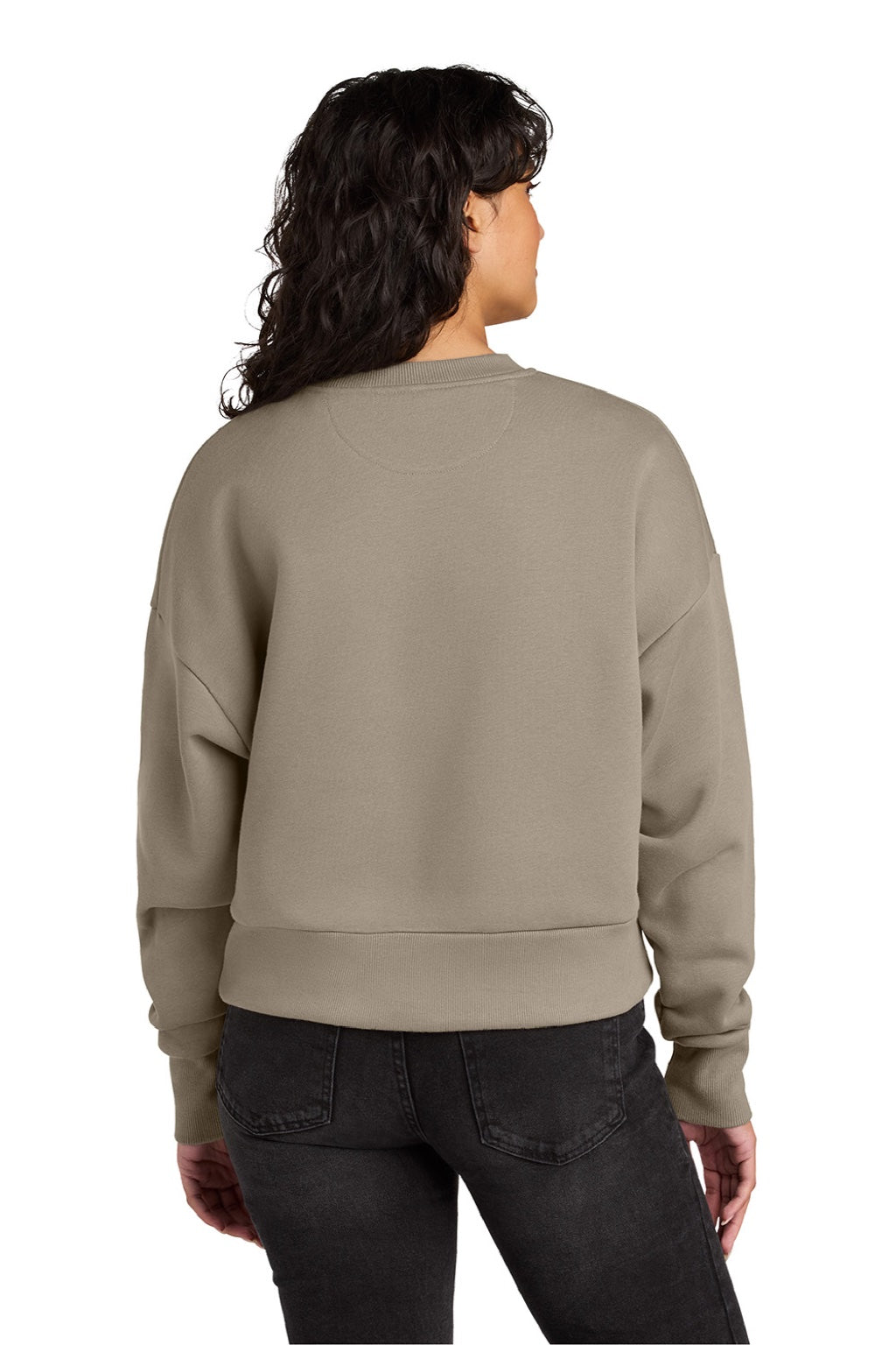 Womens Crewneck Sweatshirt - Tan - COMING SOON