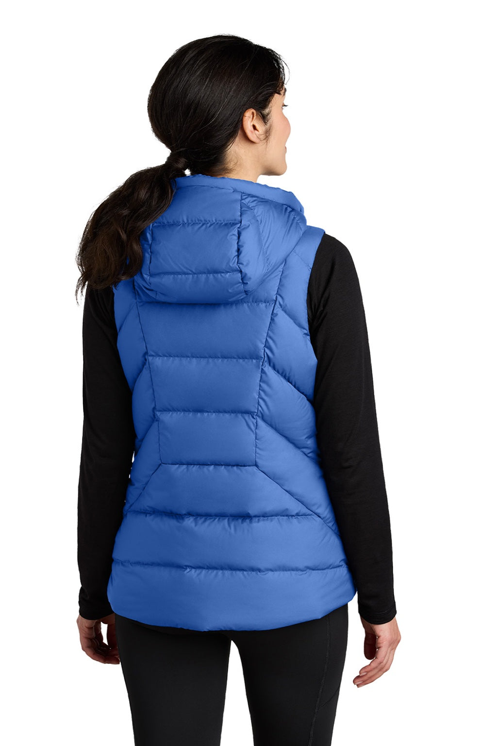 Womens Coldsnap Down Filled Full Zip Hooded Vest - Galaxy Blue - COMING SOON