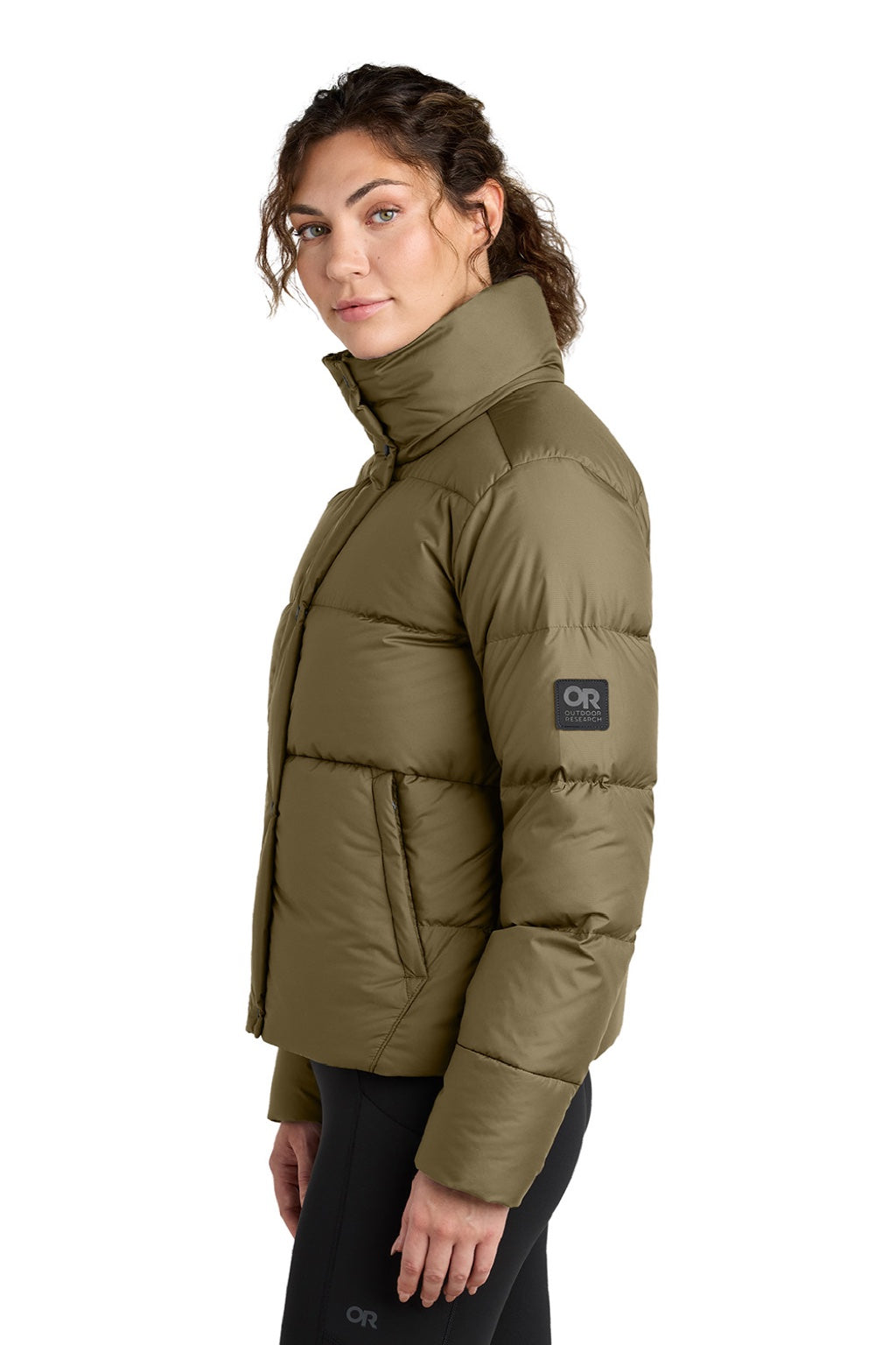 Womens Coldsnap Down Filled Full Zip Jacket - Loden - COMING SOON