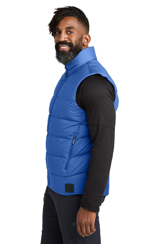 Mens Coldsnap Down Filled Full Zip Hooded Vest - Galaxy Blue - COMING SOON