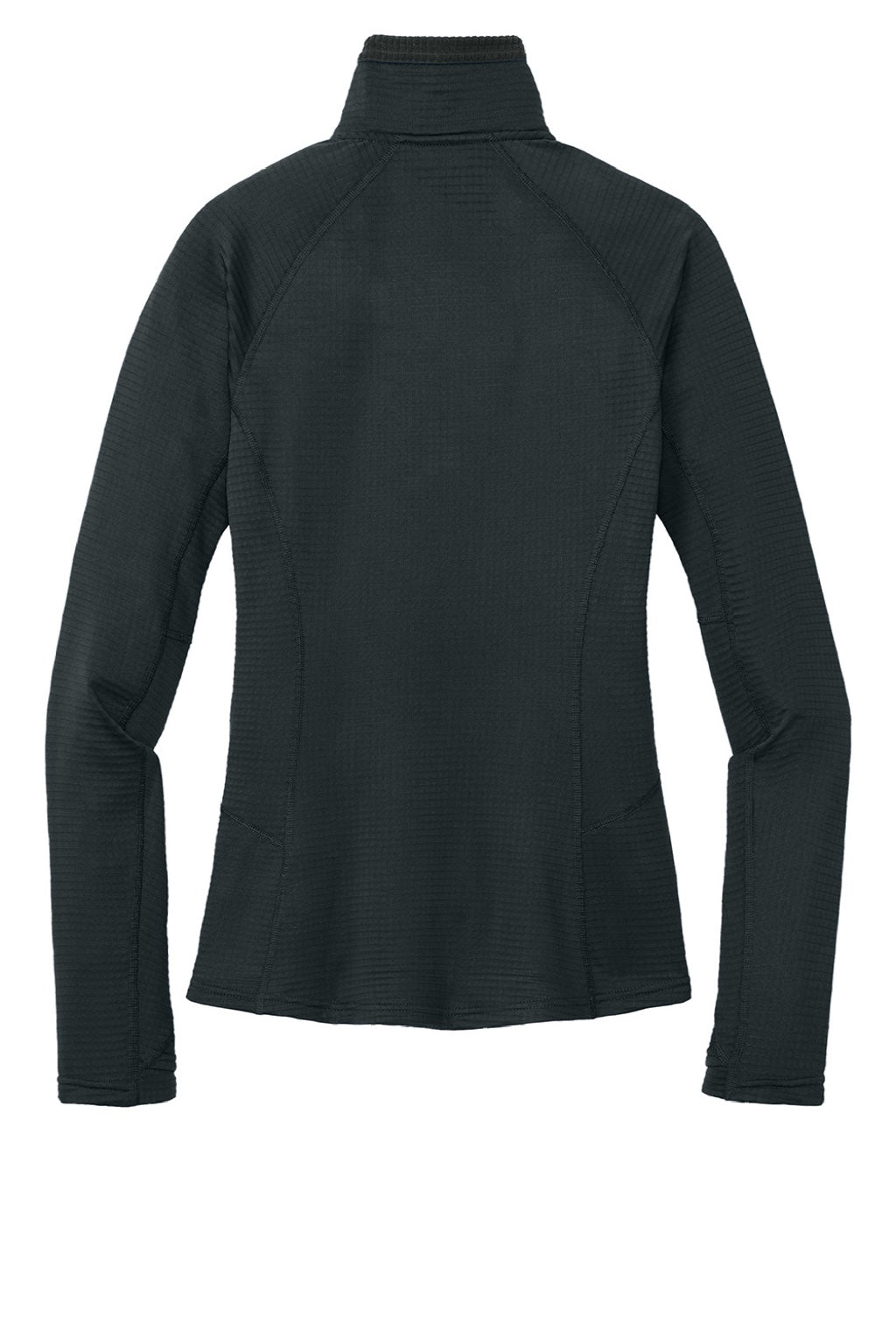 Womens Tech Grid Fleece 1/4 Zip Sweatshirt - Black - COMING SOON