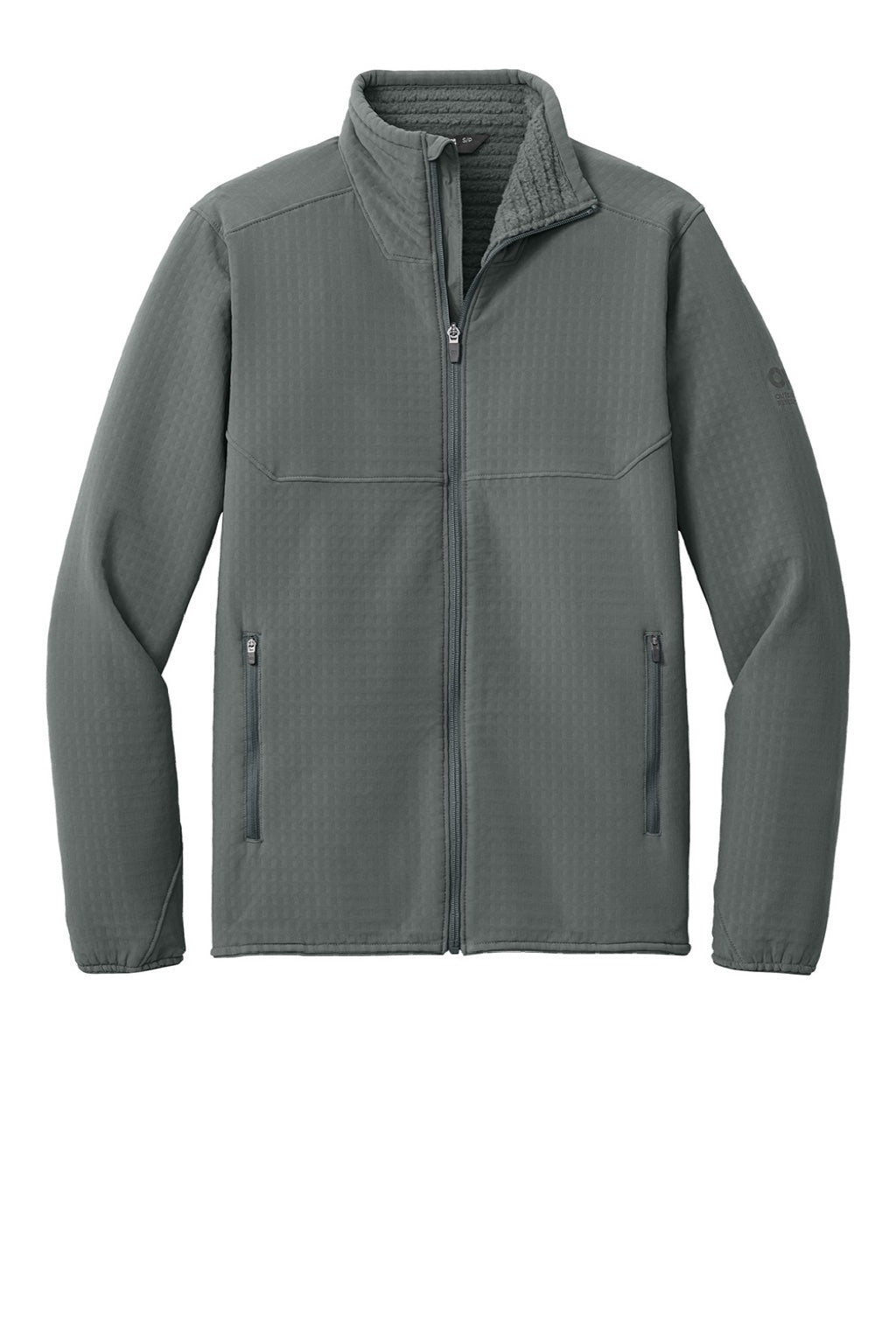 Mens Grid Soft Shell Full Zip Jacket - Grey - COMING SOON