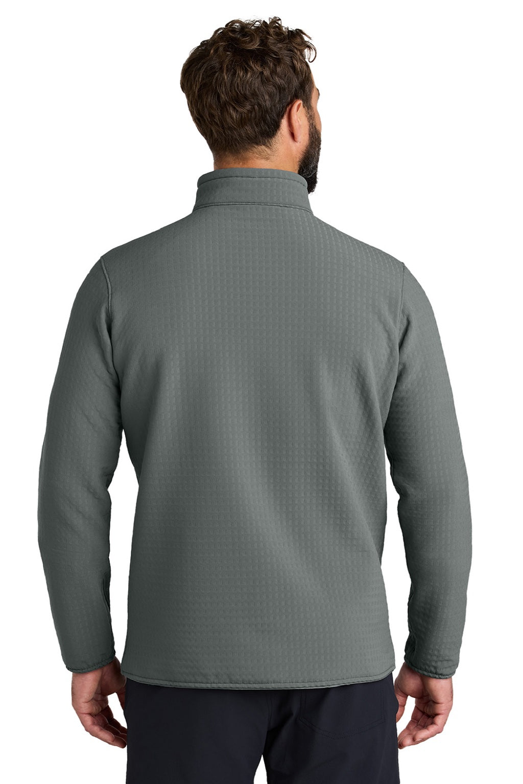 Mens Grid Soft Shell Full Zip Jacket - Grey - COMING SOON