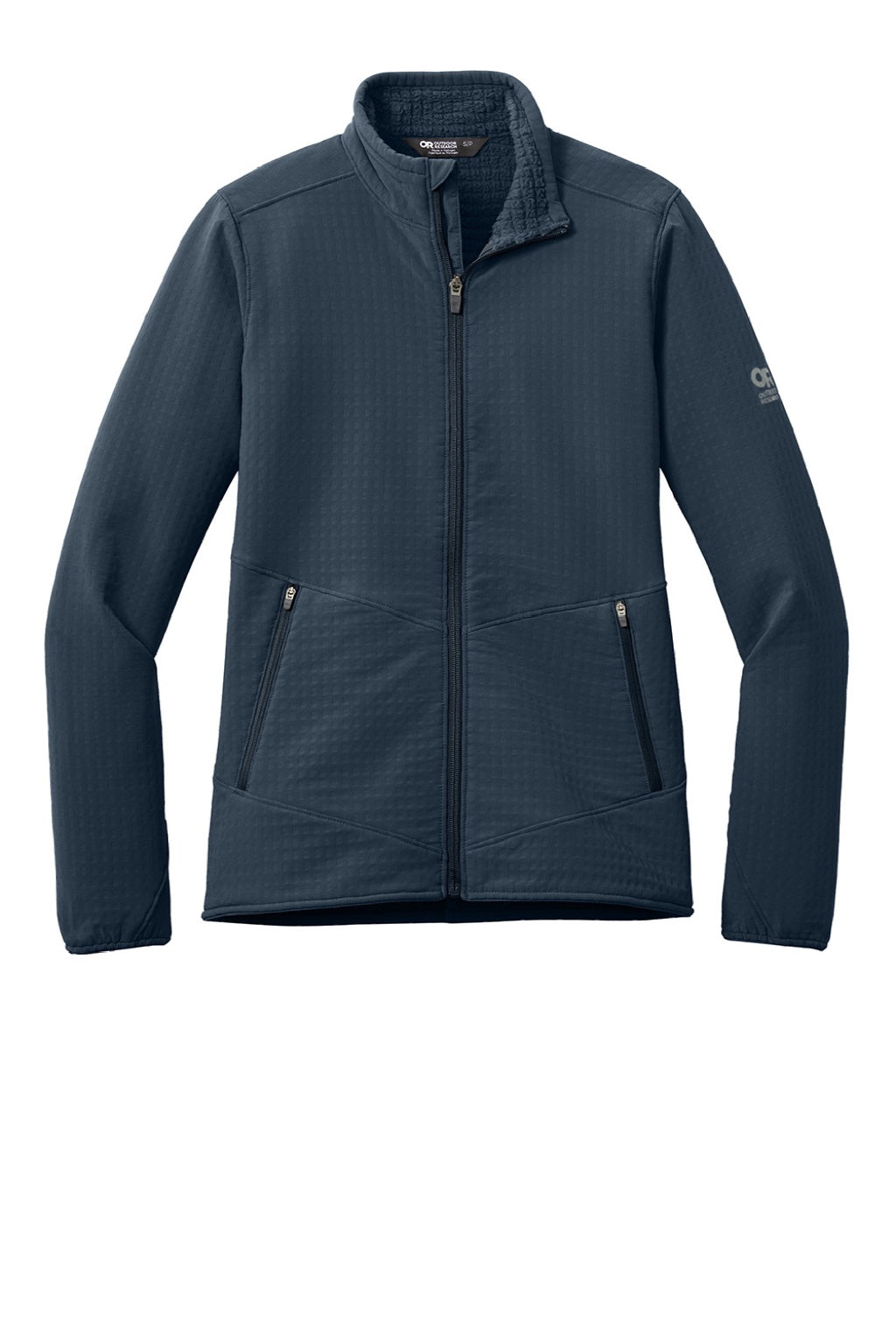 Womens Grid Soft Shell Full Zip Jacket - Naval Blue - COMING SOON