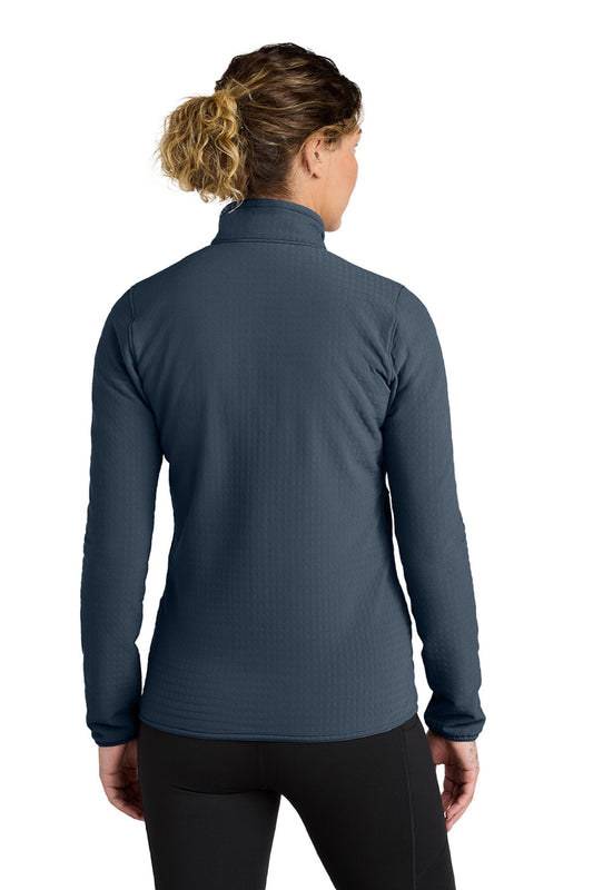 Womens Grid Soft Shell Full Zip Jacket - Naval Blue - COMING SOON