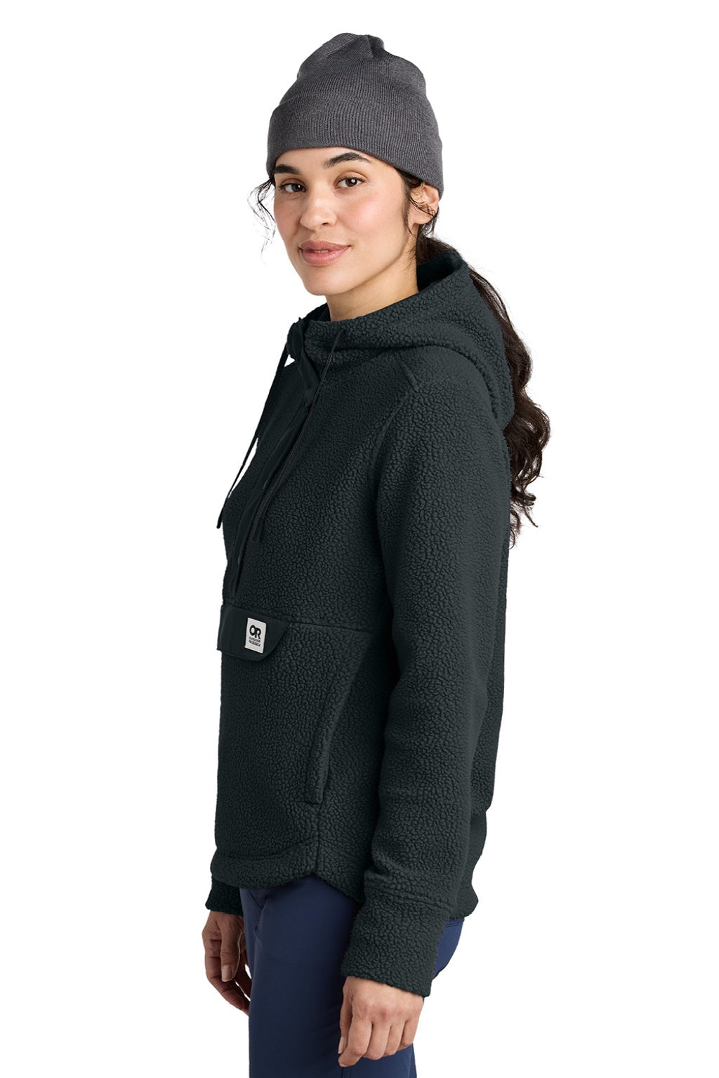 Womens Packwood Fleece Hooded Sweatshirt Hoodie - Black - COMING SOON