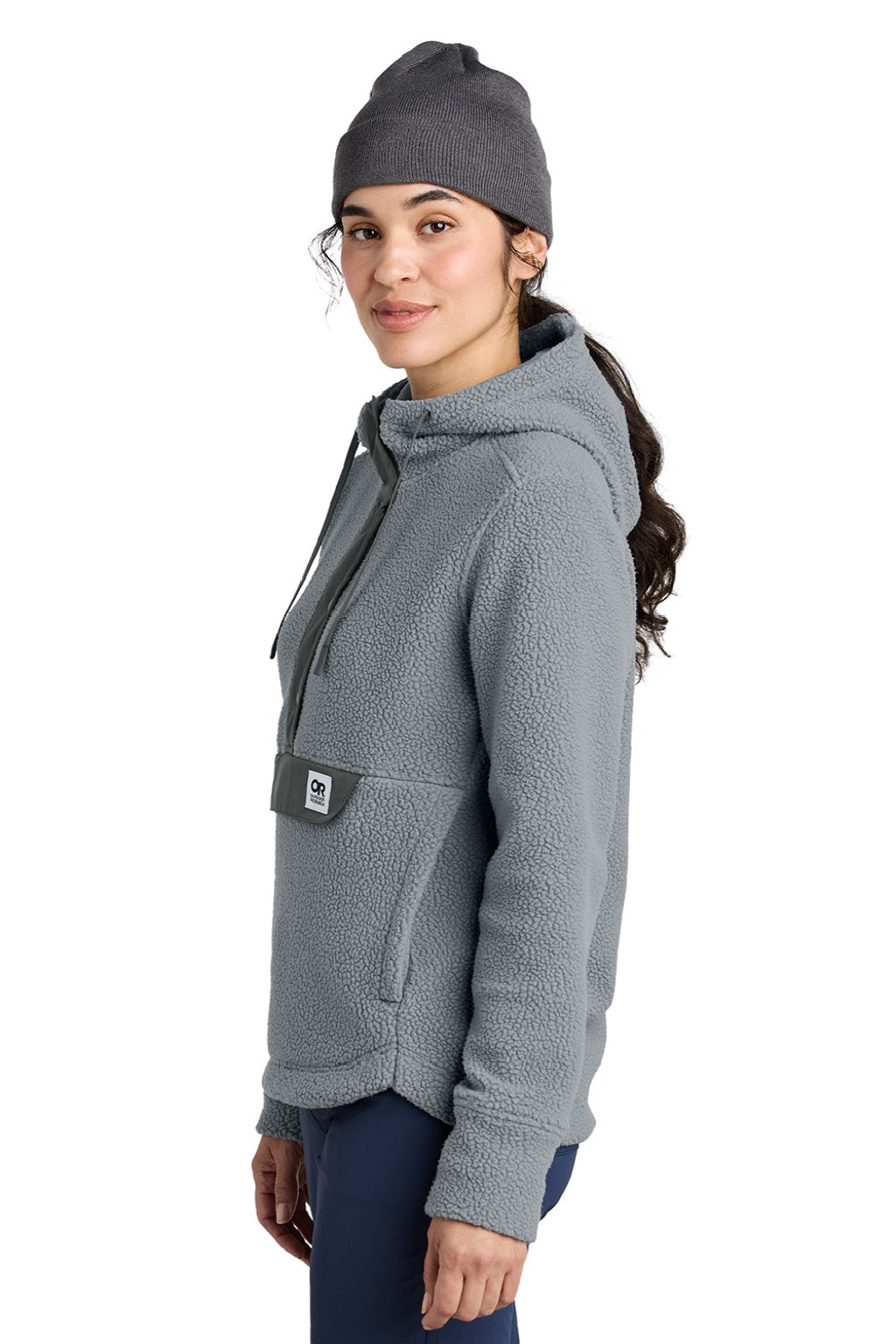 Womens Packwood Fleece Hooded Sweatshirt Hoodie - Grey - COMING SOON