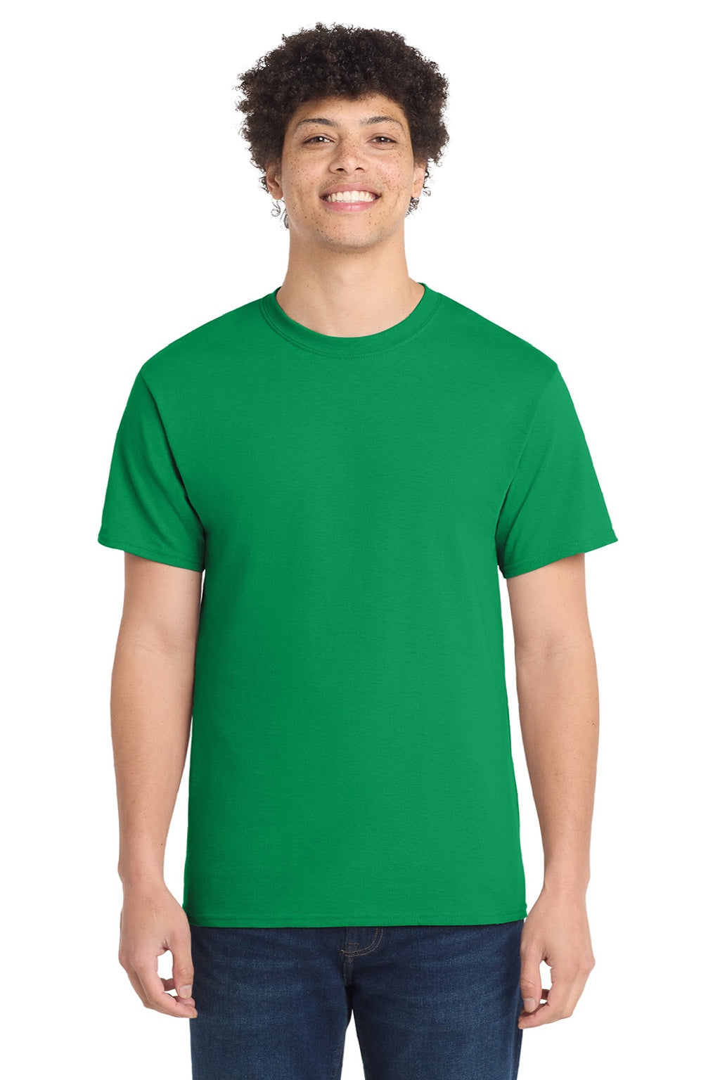 Mens Core Short Sleeve Crewneck T-Shirt - Athletic Kelly Green - NEW