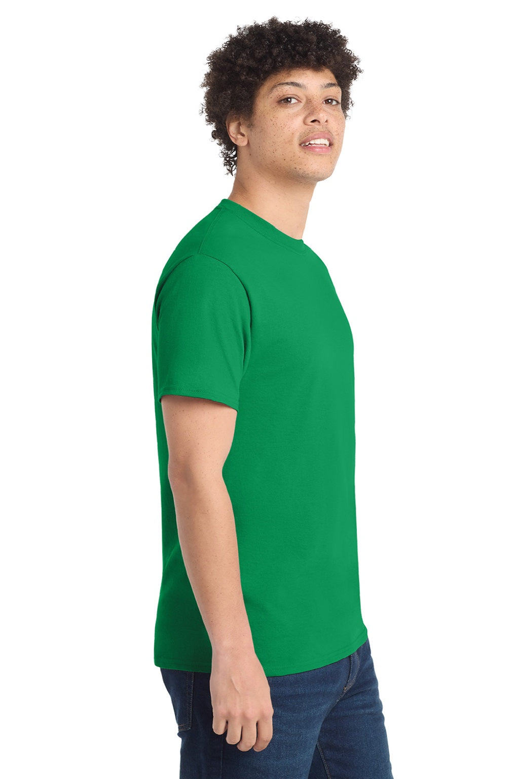 Mens Core Short Sleeve Crewneck T-Shirt - Athletic Kelly Green - NEW