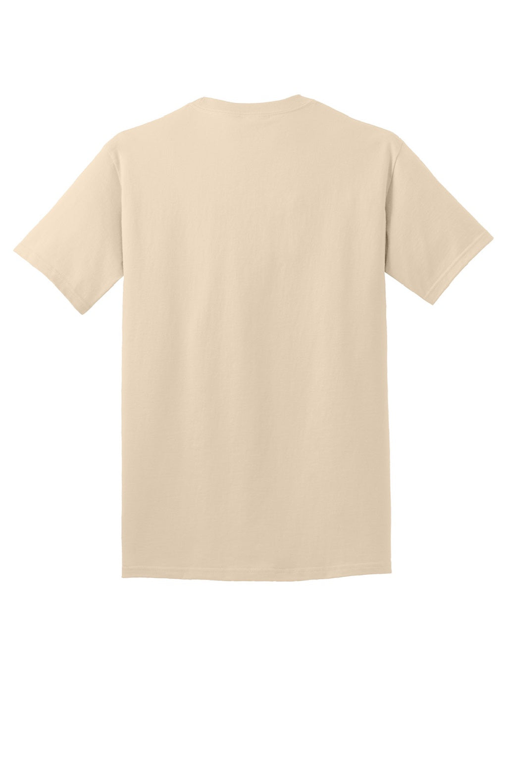 Mens Core Short Sleeve Crewneck T-Shirt - Cream - NEW