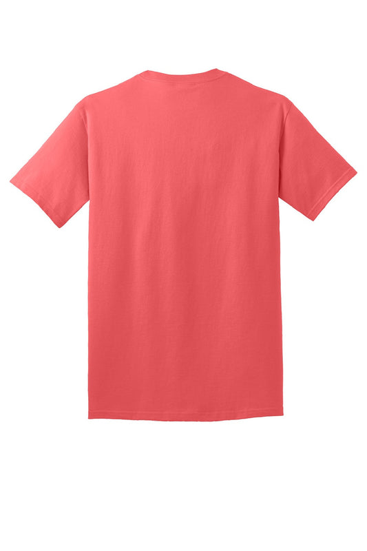 Mens Core Short Sleeve Crewneck T-Shirt - Coral - NEW