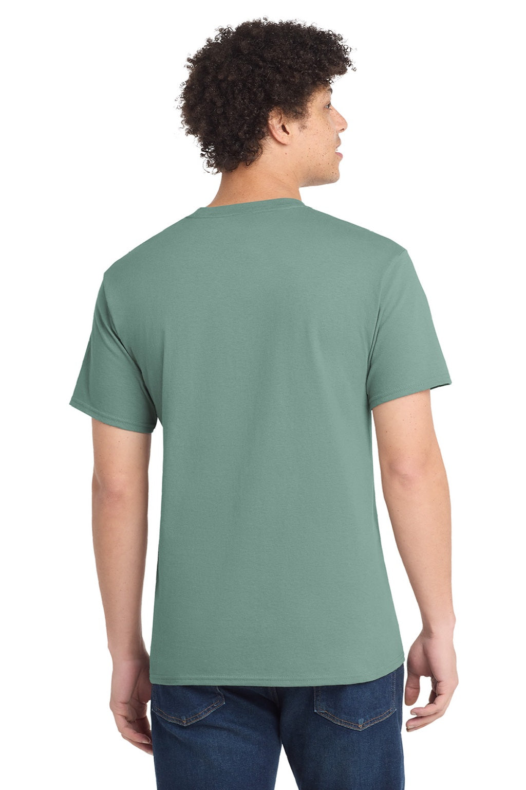 Mens Core Short Sleeve Crewneck T-Shirt - Laurel Green - NEW