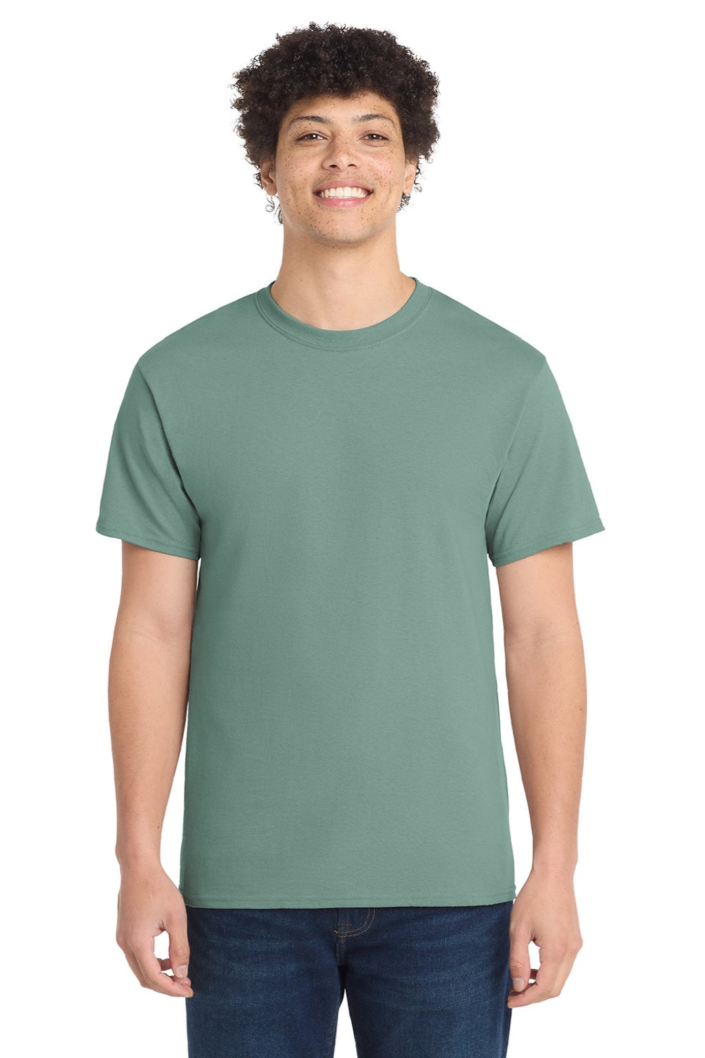 Mens Core Short Sleeve Crewneck T-Shirt - Laurel Green - NEW