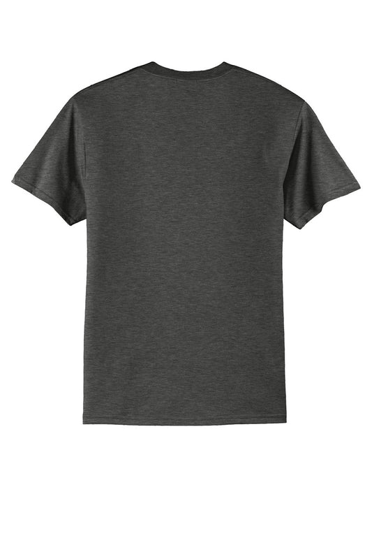 Mens Core Short Sleeve Crewneck T-Shirt - Heather Black - NEW
