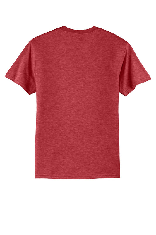 Mens Core Short Sleeve Crewneck T-Shirt - Heather Red - NEW